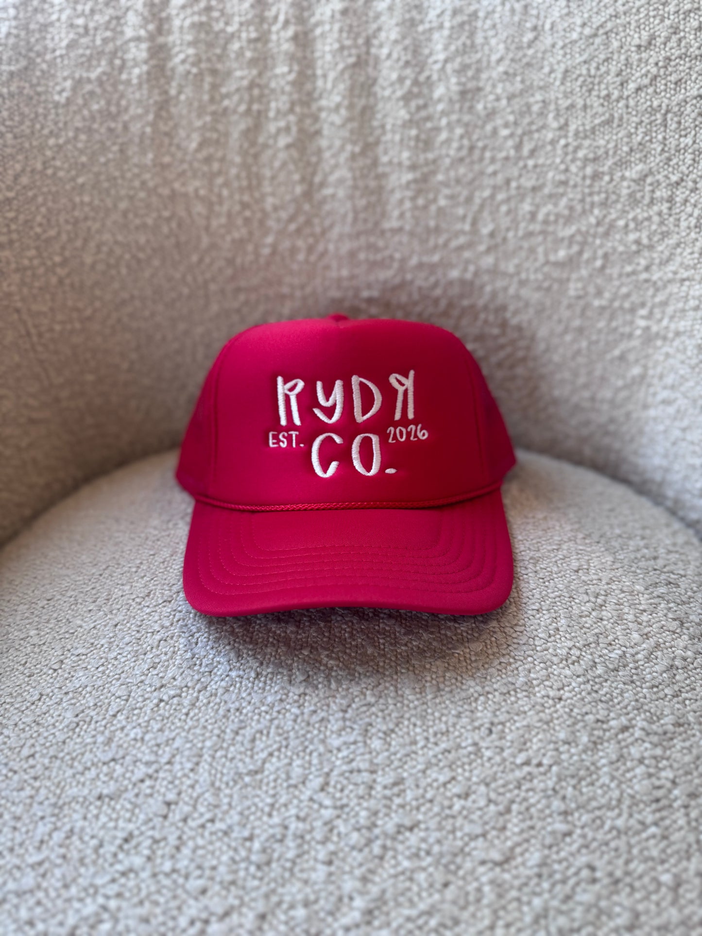 RYDЯ Collective Red trucker hat