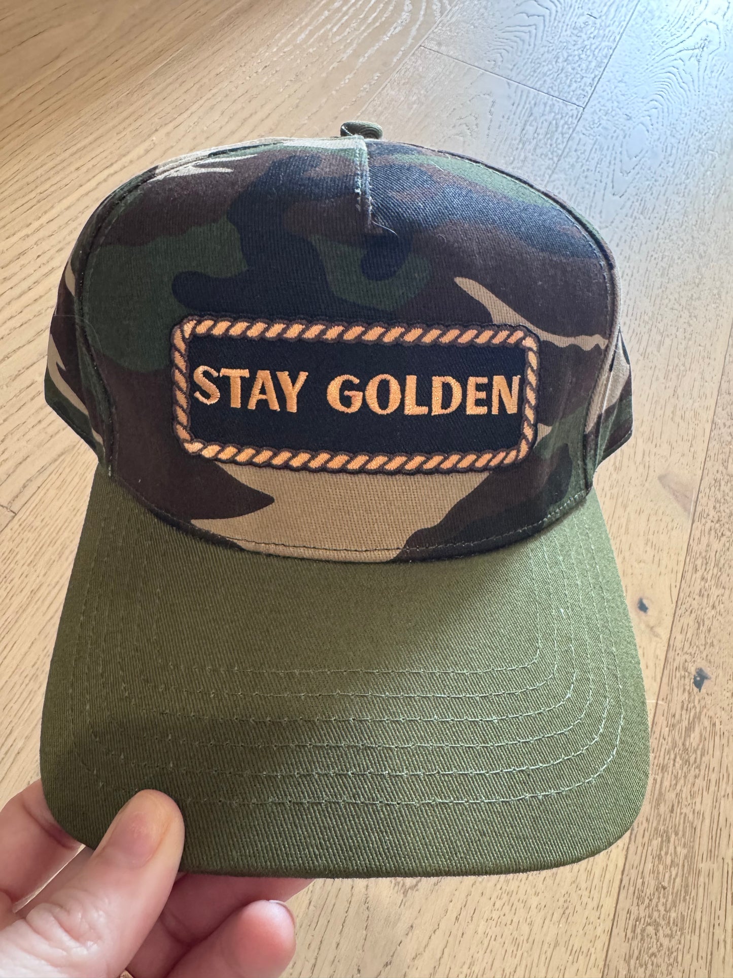 Patch hat- stay golden