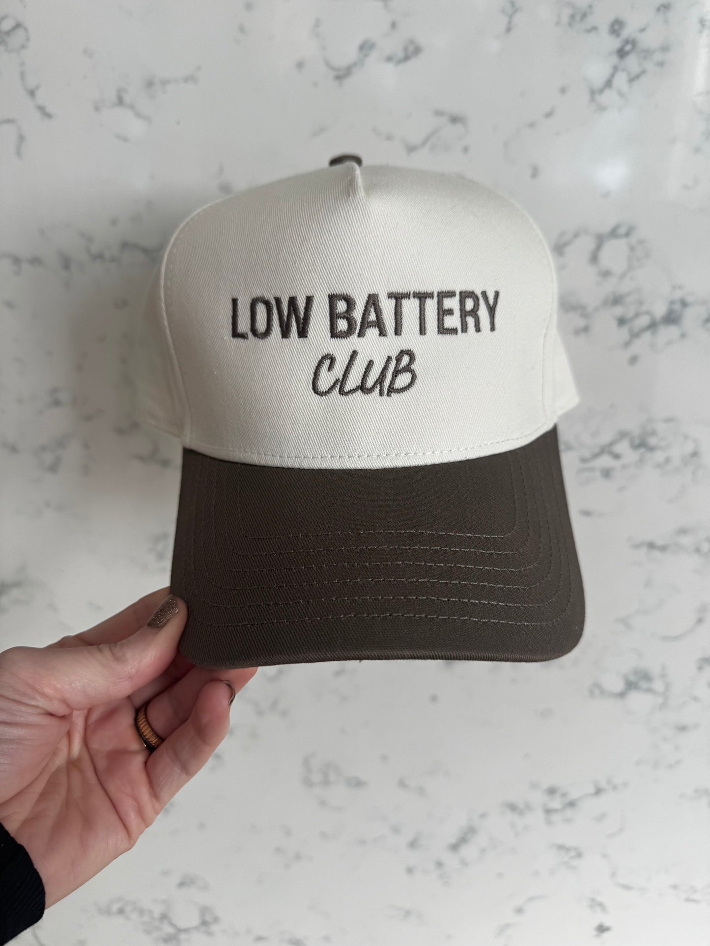 Low Battery Club Trucker Hat