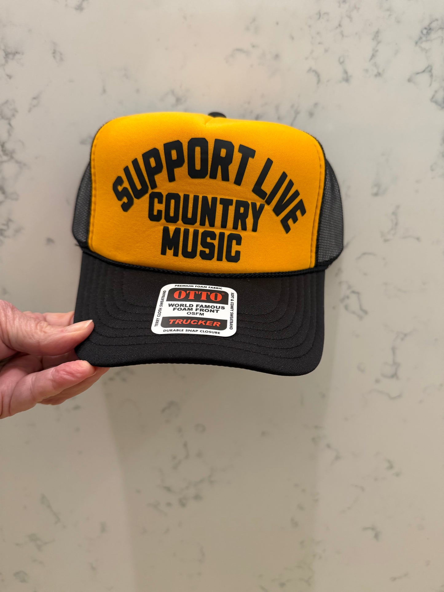 Support country music trucker hat