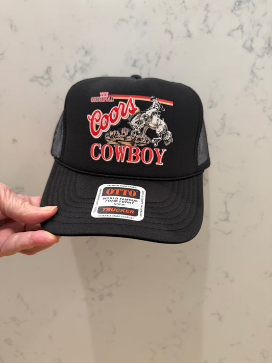 Cowboy trucker hat