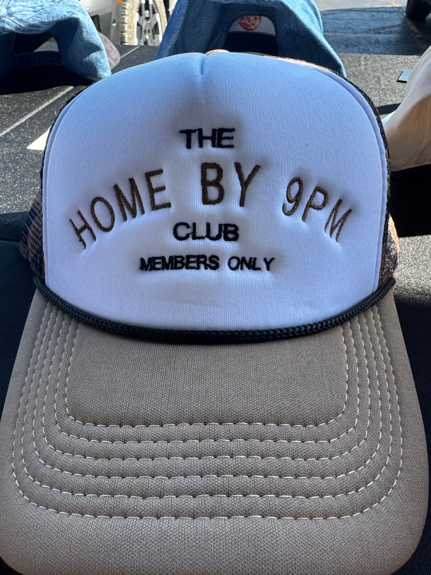 Home by 9PM -Trucker Hat
