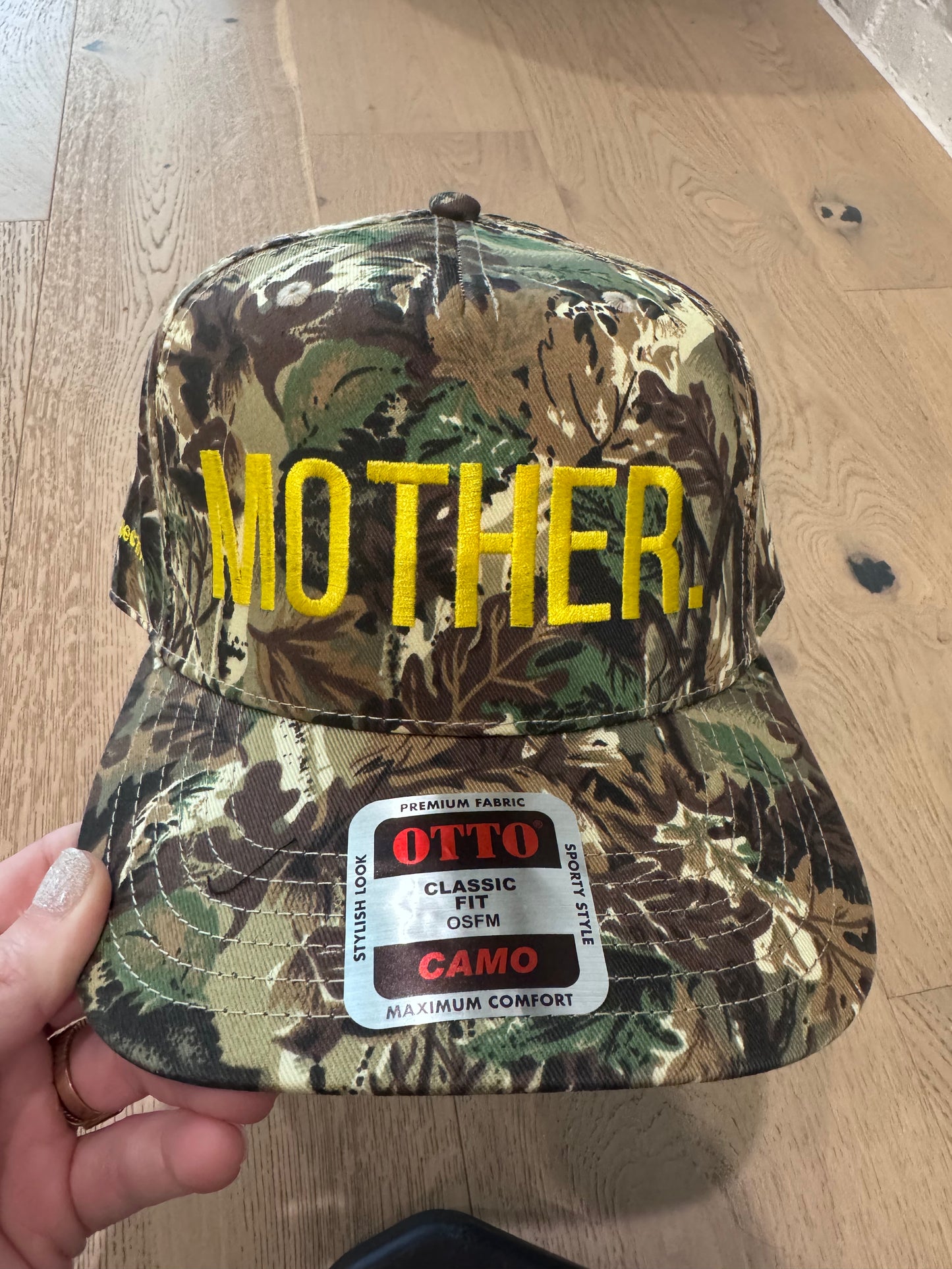 Camo Mother trucker Hat