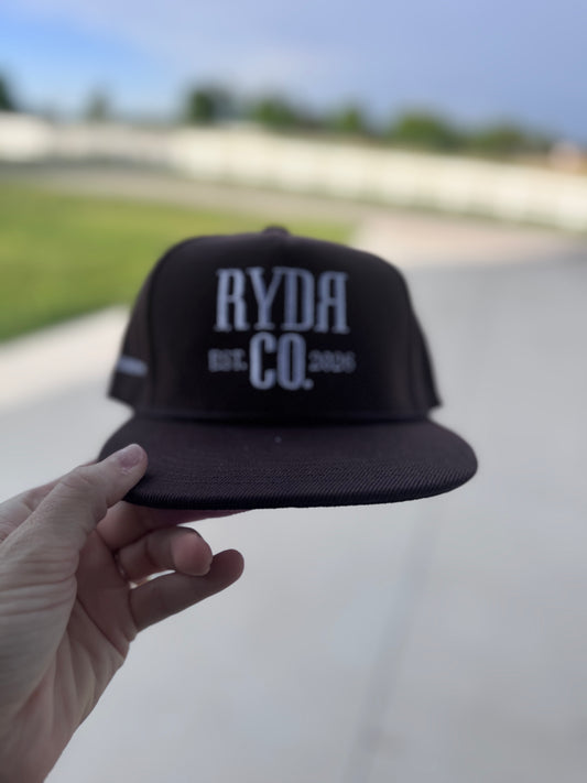 little boys trucker hat- dark brown