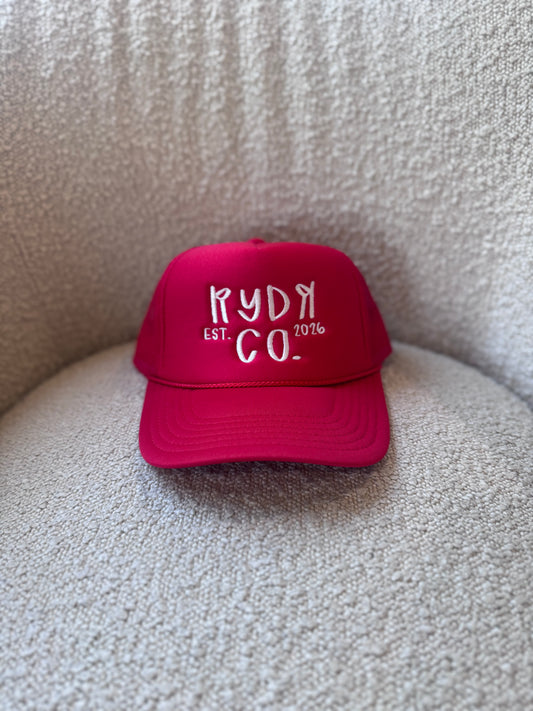 RYDЯ Collective Red trucker hat