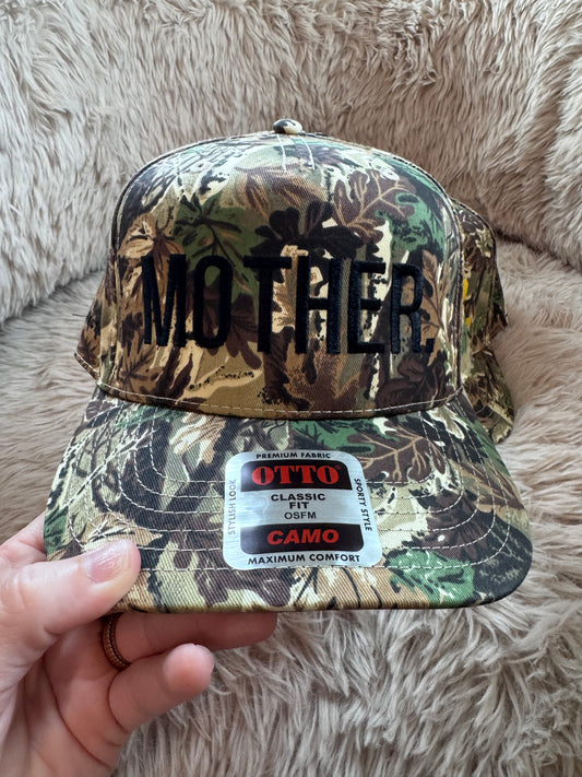 Mother trucker hat- BLACK