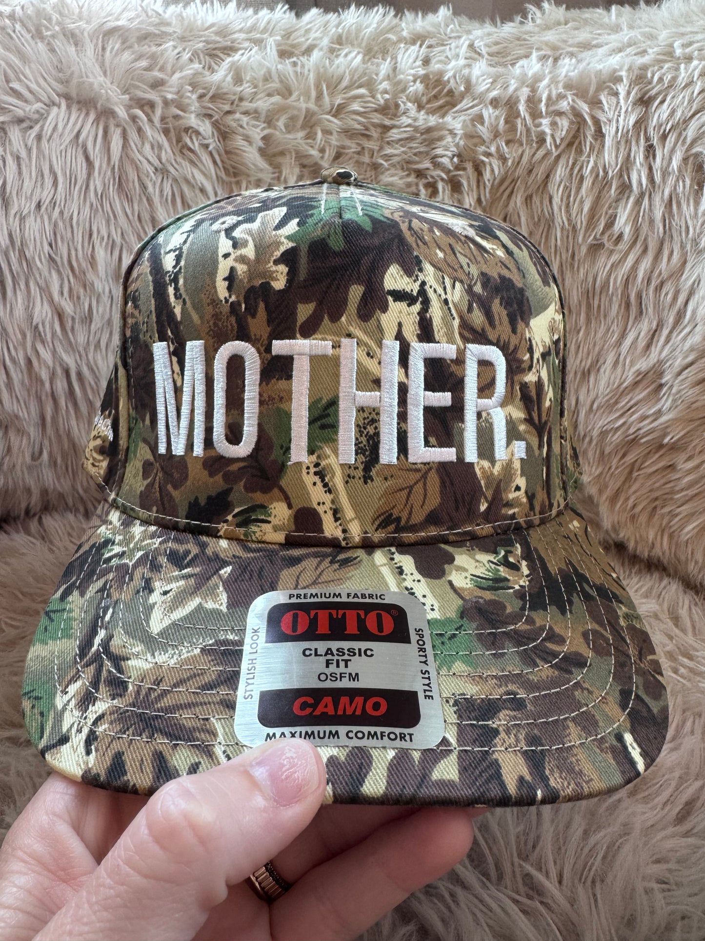 Mother trucker hat- WHITE