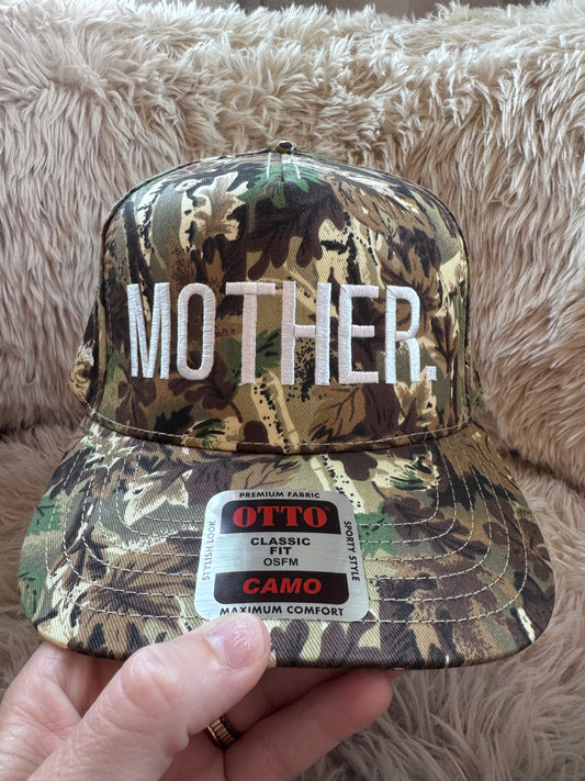 Mother trucker hat- WHITE