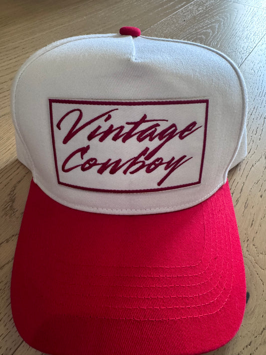 Patch hat- vintage cowboy