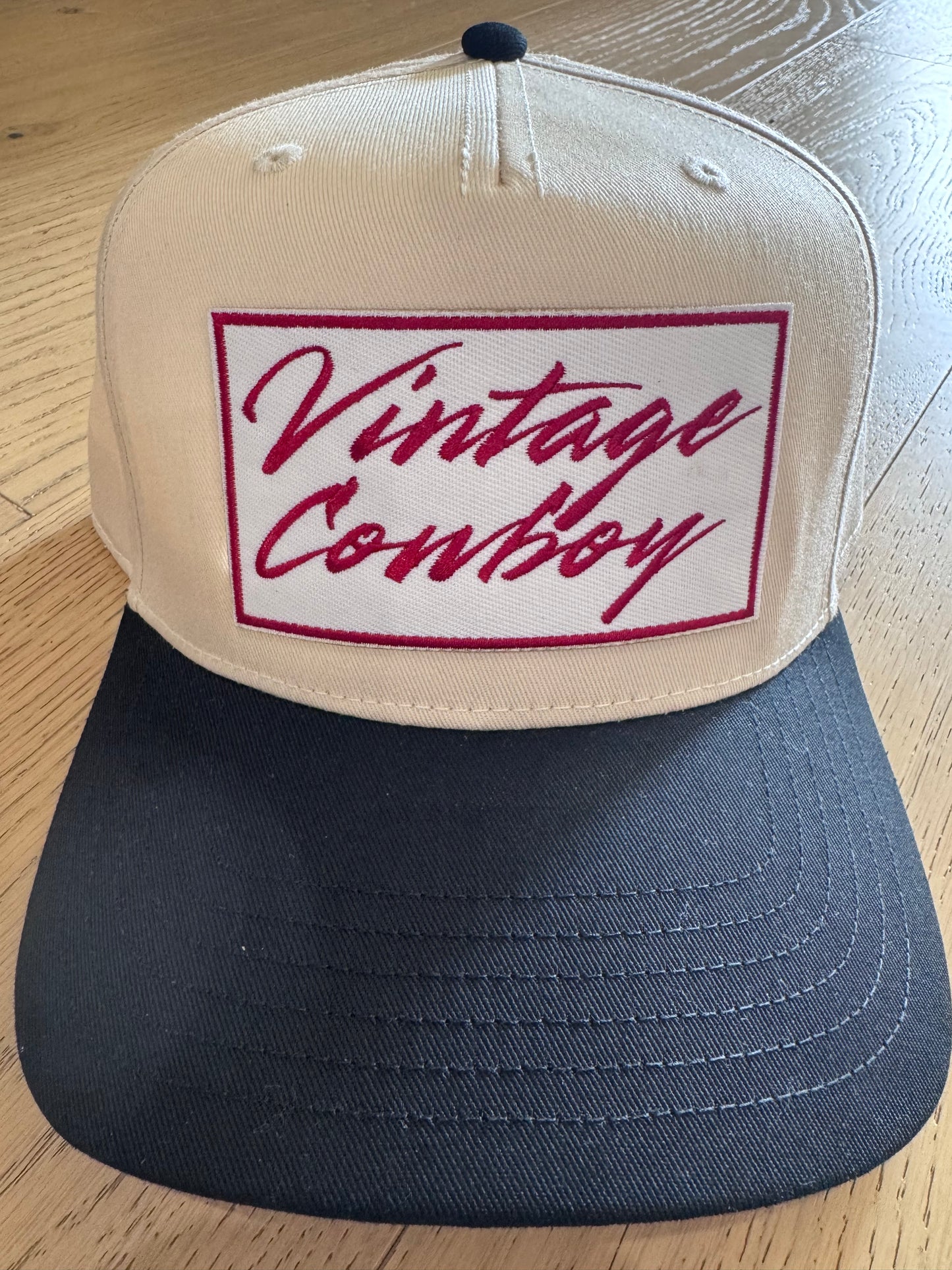 Patch hat- vintage cowboy