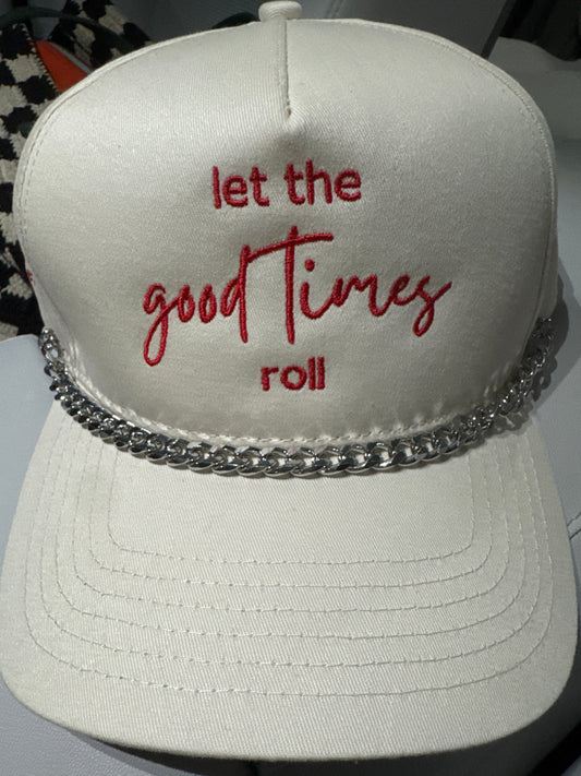 Let the good times roll— chain on bill